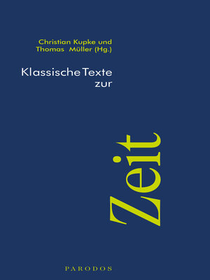 cover image of Klassische Texte zur Zeit